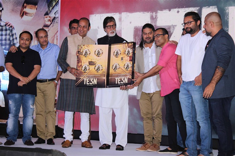 Amitabh Bachchan, Vishal and Others launched the music of film TE3N at an event in Mumbai. TE3N Audio Launch,TE3N,Amitabh Bachchan,Vishal,Bollywood movie TE3N,TE3N Audio Launch pics,TE3N Audio Launch images,TE3N Audio Launch photos,TE3N Audio Launch stills,TE3N Audio Launch pictures