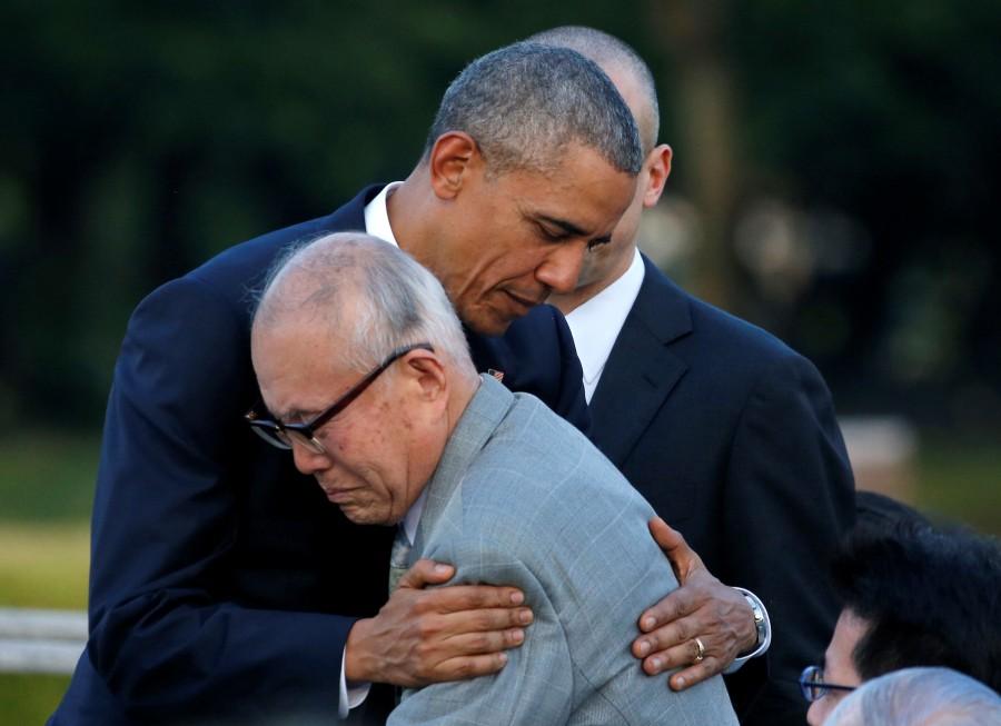 Barack Obama became the first incumbent U.S. president to visit Hiroshima, in a gesture Tokyo and Washington hope will showcase their alliance and reinvigorate efforts to rid the world of nuclear arms. Barack Obama,Obama makes historic trip to Hiroshima,historic trip to Hiroshima,U.S. president to visit Hiroshima,U.S. president Barack Obama,Barack Obama at Hiroshima