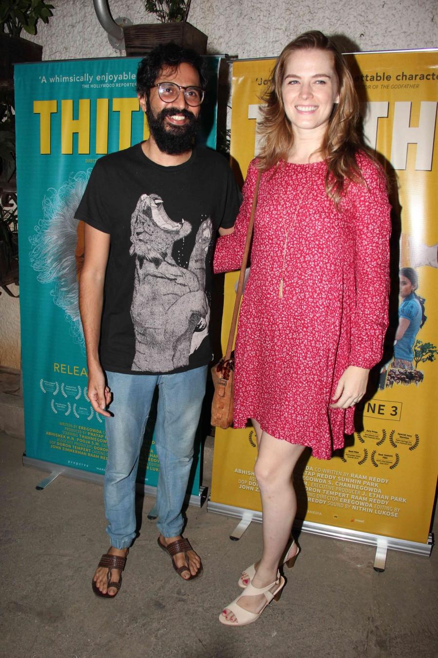 Kannada movie Thithi Special Screening held in Mumbai. Celebs like Kangana Ranaut, Shekhar Kapur, Raam Reddy, Sudhir Mishra, Anurag Kashyap, Juhi Chaturvedi and others graced the event. Thithi Special Screening,Thithi,Kangana Ranaut,Shekhar Kapur,Raam Reddy,Thithi Special Screening pics,Thithi Special Screening images,Thithi Special Screening photos,Thithi Special Screening stills,Thithi Special Screening pictures
