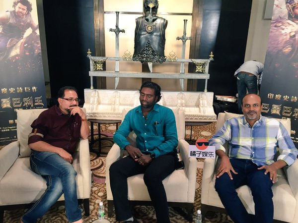 Baahubali is gearing up for grand release in China next month and the interaction with Chinese media is a part of promotional activities. Baahubali,Baahubali Team interacts with Chinese Media,Baahubali Team with Chinese Media,Chinese Media,Baahubali Team Interacts with Chinese Media Images,Baahubali Team Interacts with Chinese Media phts,Baahubali Team Interacts with Chinese Media pics,Baah