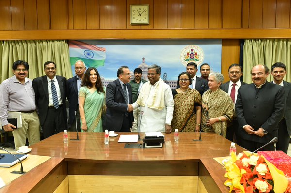 Karnataka Chief Minister Siddaramaiah on Thursday invited seven senior Indian diplomats to be ambassadors of the state to promote it at various international fora. Siddaramaiah,Chief Minister Siddaramaiah,Siddaramaiah invites senior diplomats,Siddaramaiah invites senior diplomats to promote Karnataka,senior Indian diplomats,J.S. Mukul,Nandini Singla,Ruchi Ganashyam,Radhika L. Lokesh,Vikram K. Doraiswamy,Gaurav Shres