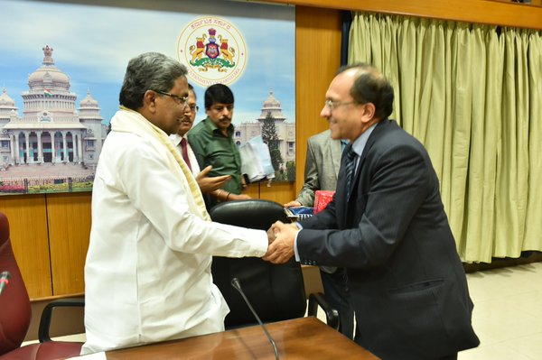 Karnataka Chief Minister Siddaramaiah on Thursday invited seven senior Indian diplomats to be ambassadors of the state to promote it at various international fora. Siddaramaiah,Chief Minister Siddaramaiah,Siddaramaiah invites senior diplomats,Siddaramaiah invites senior diplomats to promote Karnataka,senior Indian diplomats,J.S. Mukul,Nandini Singla,Ruchi Ganashyam,Radhika L. Lokesh,Vikram K. Doraiswamy,Gaurav Shres