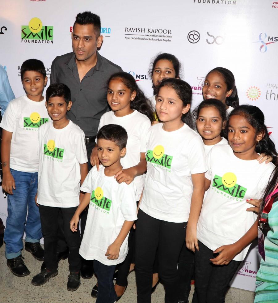 Yuvraj Singh, Hardik Pandya and Mahendra Singh Dhoni grace Virat Kohli foundation charity dinner for Smile Foundation. Virat Kohli,Virat Kohli foundation charity dinner for Smile Foundation,Virat Kohli foundation charity dinner,Yuvraj Singh,Hardik Pandya,Mahendra Singh Dhoni,Dhoni,MS Dhoni,Claudia Ciesla,Singer Abhijeet Bhattacharya,Fashion designer Archana Kochhar,Filmma