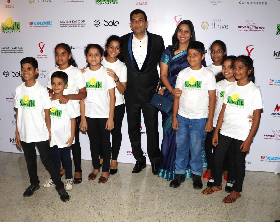 Yuvraj Singh, Hardik Pandya and Mahendra Singh Dhoni grace Virat Kohli foundation charity dinner for Smile Foundation. Virat Kohli,Virat Kohli foundation charity dinner for Smile Foundation,Virat Kohli foundation charity dinner,Yuvraj Singh,Hardik Pandya,Mahendra Singh Dhoni,Dhoni,MS Dhoni,Claudia Ciesla,Singer Abhijeet Bhattacharya,Fashion designer Archana Kochhar,Filmma