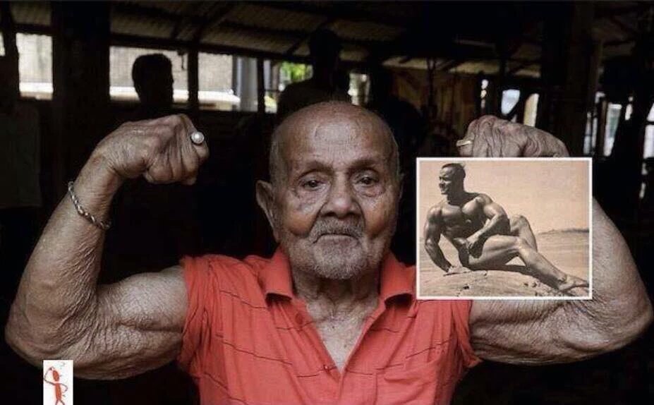 Former Mr Universe and celebrated body-builder Manohar Aich died at his home here following old age-related health complications, family sources said. He was 104. Manohar Aich,Manohar Aich passes away,Former Mr. Universe Manohar Aich passes away,Manohar Aich dead,Manohar Aich died,Manohar Aich rare pics,Manohar Aich rare images,Manohar Aich rare photos,Manohar Aich rare stills,Manohar Aich rare pictures