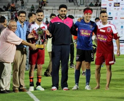 The charity football match between the teams from the film industry and Indian cricketers ended in a 2-2 draw, but actor Abhishek Bachchan said irrespective of the draw, the noble cause and the people for whom the match was held emerged winner.