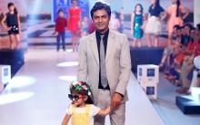 National Award winner Nawazuddin Siddiqui, who is known for his simple and minimalistic style and powerful acting prowess, walked the ramp on day two of the ongoing fourth edition of India Kids Fashion Week (IKFW).