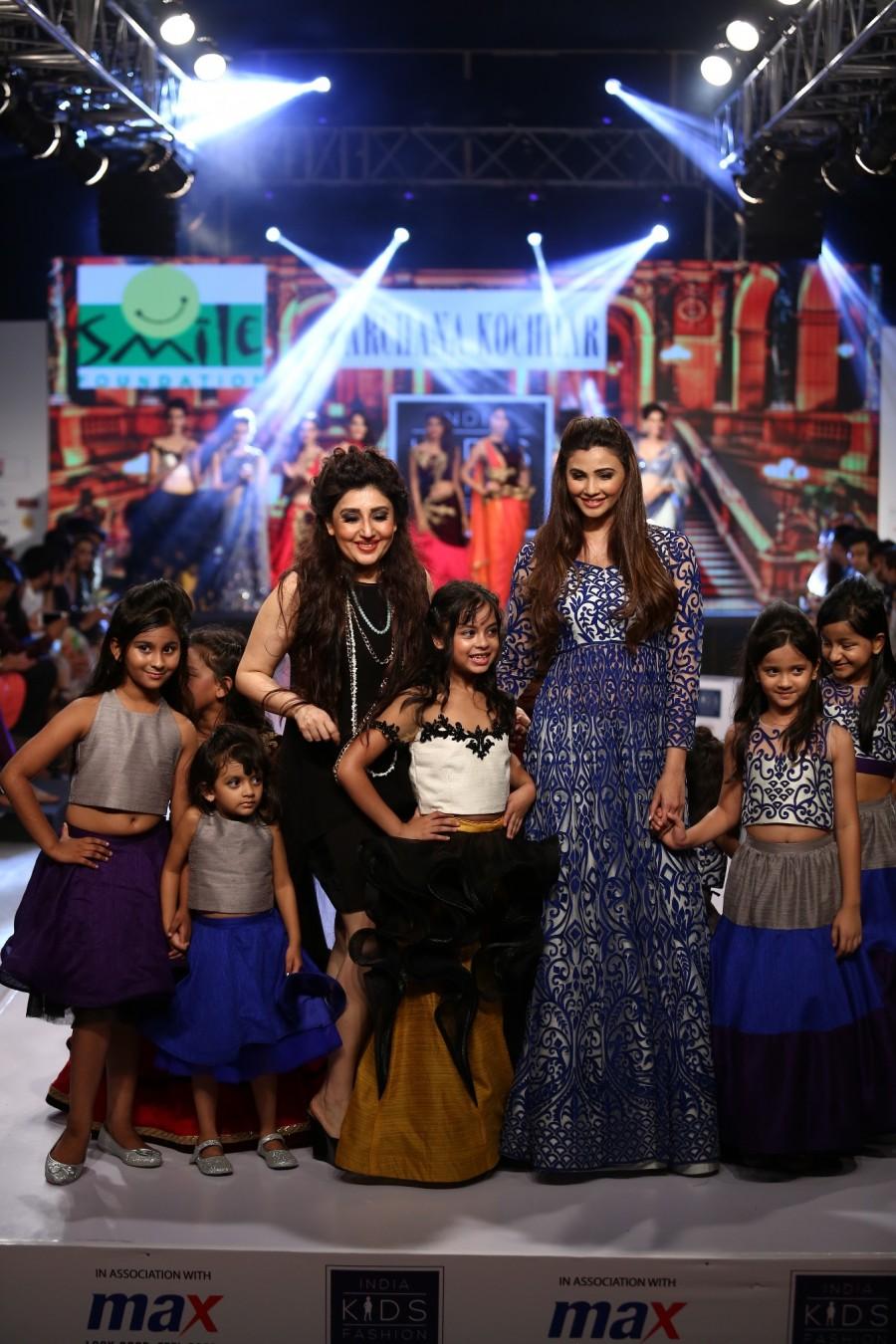Celebs like Daisy Shah, Madhurima Tuli, Mika Singh, Kartik Aryan and many more dazzled the ramp at India Kids Fashion Week 2016. India Kids Fashion Week,India Kids Fashion Week Grand Finale,India Kids Fashion Week 2016,India Kids Fashion Week 2016 Grand Finale,Daisy Shah,Madhurima Tuli,Mika Singh,Kartik Aryan,Pia Bajpai