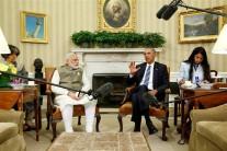 Building on their close personal bonding, Prime Minister Narendra Modi and US President Barack Obama on Tuesday promised to work together for the sake of global peace and security and the benefit of developing countries.