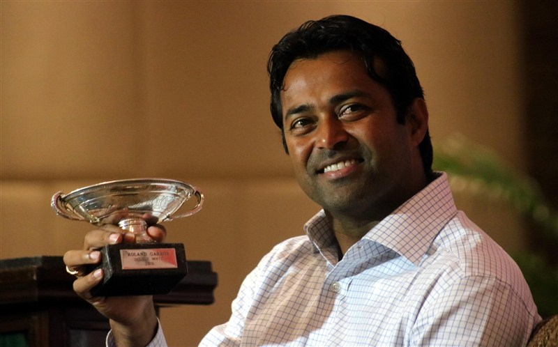 Indian tennis player Leander Paes during a press conference in New Delhi on June 7, 2016. Leander Paes,Rio Olympics,Leander Paes' press conference,Rohan Bopanna,Rio Olympics 2016