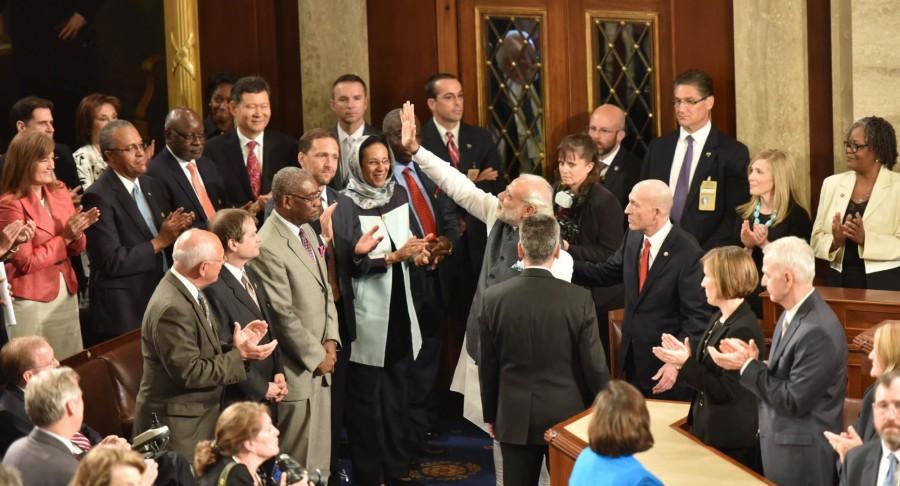 Ahead of his speech to a joint sitting of the US Congress, Prime Minister Narendra Modi on Wednesday met with the Congressional leadership. Narendra Modi,Narendra Modi meets US Congressional leadership,US Congressional leadership,US Congress,Modi meets US Congressional leadership,Modi,Prime Minister Narendra Modi,PM Narendra Modi