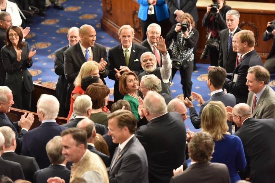 Ahead of his speech to a joint sitting of the US Congress, Prime Minister Narendra Modi on Wednesday met with the Congressional leadership. Narendra Modi,Narendra Modi meets US Congressional leadership,US Congressional leadership,US Congress,Modi meets US Congressional leadership,Modi,Prime Minister Narendra Modi,PM Narendra Modi