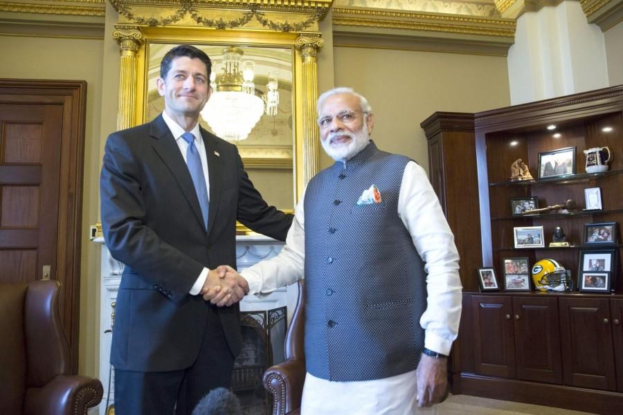 Ahead of his speech to a joint sitting of the US Congress, Prime Minister Narendra Modi on Wednesday met with the Congressional leadership. Narendra Modi,Narendra Modi meets US Congressional leadership,US Congressional leadership,US Congress,Modi meets US Congressional leadership,Modi,Prime Minister Narendra Modi,PM Narendra Modi