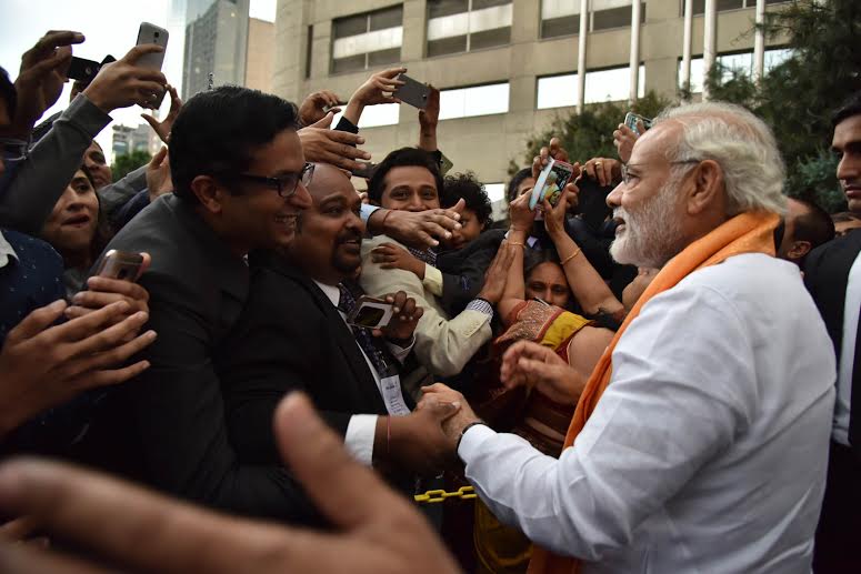 Prime Minister Narendra Modi arrived here from the US on the fifth and final leg of his five-nation tour. Narendra Modi,PM Narendra Modi,PM Narendra Modi arrives in Mexico,PM Modi,modi five-nation tour,Claudia Ruiz Massieu,Mexican Foreign Minister Claudia Ruiz Massieu