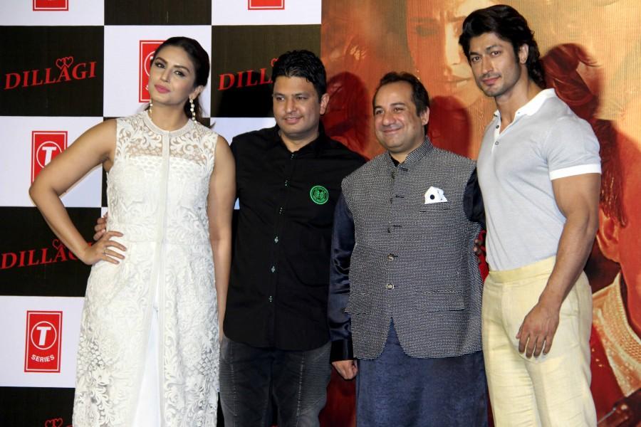 Photos of Song launch of album 'Dillagi' with Vidyut Jammwal, Huma Qureshi's and Rahat Fateh Ali Khan. Dillagi Song launch,Dillagi music launch,Dillagi,Vidyut Jammwal,Huma Qureshi,Rahat Fateh Ali Khan,Dillagi song launch pics,Dillagi song launch images,Dillagi song launch photos,Dillagi song launch stills,Dillagi song launch pictures