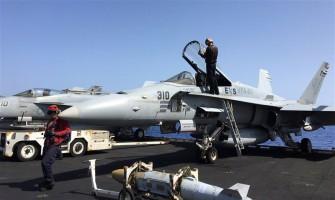 Fighting Islamic State,Fighting Islamic State from the sea,Islamic State,USS Harry S. Truman,fighter jets,F/A-18E,U.S. Navy F/A-18C