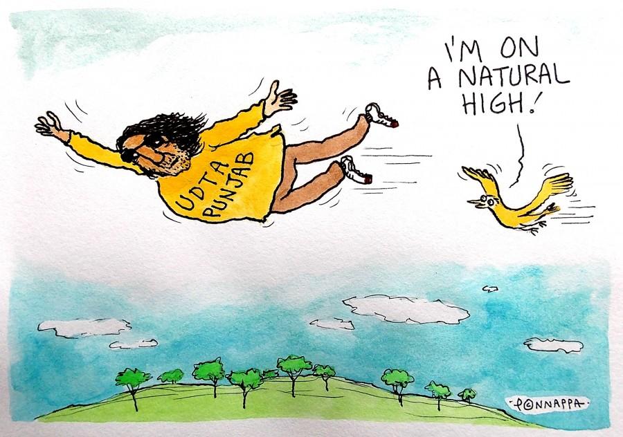 IBTimes Cartoon IBTimes Cartoon,Ponnappa cartoon,Udta Punjab cartoon,Udta Punjab controversy