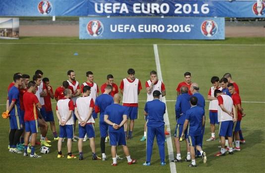 Euro 2016: Teams training session ahead of their opening matches.