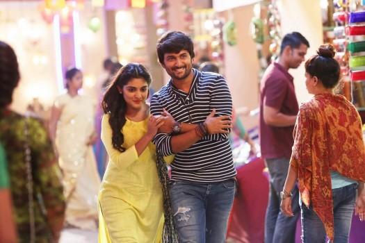 Directed by Indraganti Mohan Krishna, the film also stars Nani, Nivetha Thomas, Surbhi and Srinivasa Avasarla in the lead role.