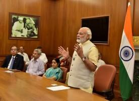 Narendra Modi,Maithripala Sirisena,Prime Minister Narendra Modi,PM Narendra Modi,Modi,Narendra Modi inaugurates stadium in Jaffna renovated by India,Narendra Modi inaugurates stadium in Jaffna,Sri Lankan President Maithripala Sirisena,Maithripala Sirisena