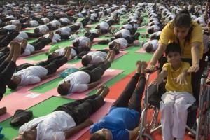 International Yoga Day,International Yoga Day 2016,International Yoga Day rehearsal,Yoga Day rehearsal,Chandigarh Yoga day rehearsal,Narendra Modi,PM Narendra Modi,modi,International Yoga Day celebrations,International Yoga Day pics,International Yoga Day