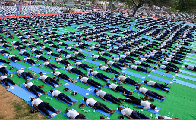 Nearly 30,000 participants from across the city participated in the rehersal for the second International Yoga Day to be attended by Prime Minister Narendra Modi, said an official statement. International Yoga Day,International Yoga Day 2016,International Yoga Day rehearsal,Yoga Day rehearsal,Chandigarh Yoga day rehearsal,Narendra Modi,PM Narendra Modi,modi,International Yoga Day celebrations,International Yoga Day pics,International Yoga Day