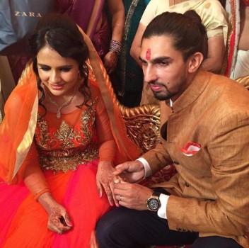 Pacer Ishant Sharma gets engaged to India's basketball star Pratima Singh.