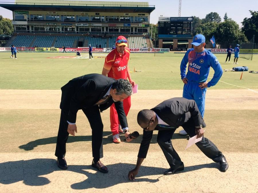 Zimbabwe have won the toss and elected to bat first. India vs Zimbabwe,India v Zimbabwe,India vs Zimbabwe 2016,Zim vs Ind,Ind vs Zim,Graeme Cremer,Dhoni,2nd T20,Ind vs Zim pics,Ind vs Zim images,Ind vs Zim photos,Ind vs Zim stills,Ind vs Zim pictures