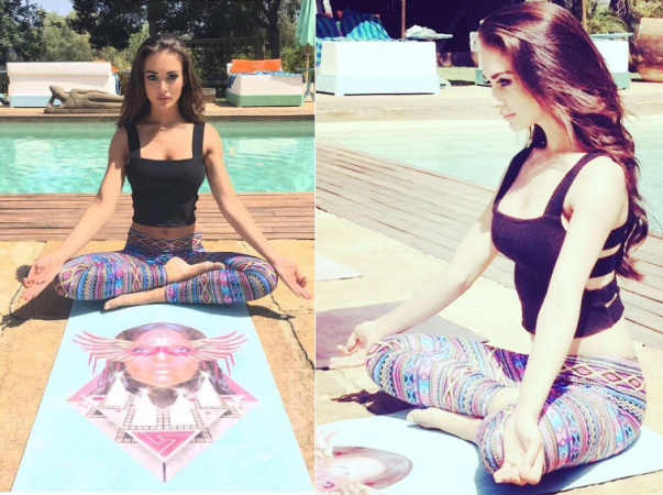 Kajal Aggarwal, Tamannaah, Anushka, Hansika and other south indian celebs doing Yoga. International yoga day,International yoga day 2016,celebs doing Yoga,South indian celebs doing Yoga,Kajal Aggarwal,Tamannaah,Anushka,Hansika,Amy Jackson,Anushka Shetty,Hansika Motwani,Ileana D'Cruz,Lissy,Mallika Sherawat,Shriya Saran