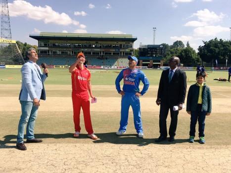 Zimbabwe skipper Graeme Cremer won the toss and invited India to bat in the third and final T20 International at the Harare Sports Club on Wednesday.
