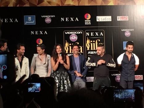 The 17th edition of the International Indian Film Academy (IIFA) gala here kicked off with much fanfare and aplomb. Celebs like Salman Khan, Deepika Padukone, Priyanka Chopra, Shilpa Shetty and others attened the event.