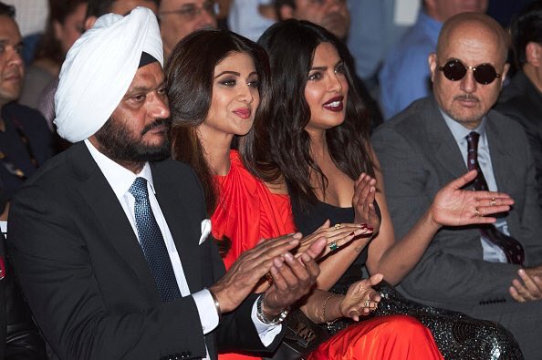 The 17th edition of the International Indian Film Academy (IIFA) gala here kicked off with much fanfare and aplomb. Celebs like Salman Khan, Deepika Padukone, Priyanka Chopra, Shilpa Shetty and others attened the event. IIFA,IIFA Madrid Opening Press Meet,IIFA Press Meet,IIFA 2016,Salman Khan,Deepika Padukone,Priyanka Chopra,Shilpa Shetty