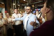 Bollywood megastar Anil Kapoor poses in Stefano Ricci at the Announcement Press Conference of 17th International Indian Film Academy Awards (IIFA) in Madrid, Spain.