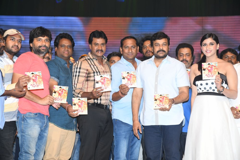 Jakkanna audio launch event held at Shilpakala Vedhika in Hyderabad at 7:00 p.m. on June 24. Celebs like Megastar Chiranjeevi, Sunil, Mannara Chopra (Barbie Handa), Vamsi Krishna Akella, Mitali Handa, Anchor Shyamala, R Sudharshan Reddy and others graced the event. Chiranjeevi,Sunil,Jakkanna audio launch,Jakkanna audio launch pics,Jakkanna audio launch images,Jakkanna audio launch photos,Jakkanna audio launch stills,Jakkanna audio launch pictures,Mannara Chopra,Barbie Handa,Vamsi Krishna Akella,Mitali Handa,Anchor S