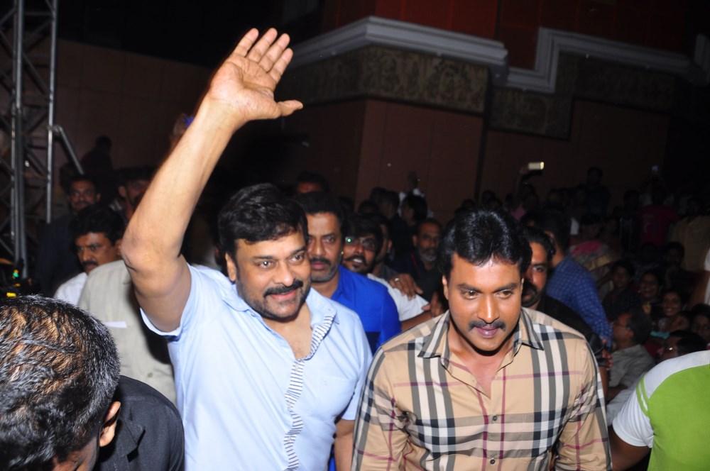 Jakkanna audio launch event held at Shilpakala Vedhika in Hyderabad at 7:00 p.m. on June 24. Celebs like Megastar Chiranjeevi, Sunil, Mannara Chopra (Barbie Handa), Vamsi Krishna Akella, Mitali Handa, Anchor Shyamala, R Sudharshan Reddy and others graced the event. Chiranjeevi,Sunil,Jakkanna audio launch,Jakkanna audio launch pics,Jakkanna audio launch images,Jakkanna audio launch photos,Jakkanna audio launch stills,Jakkanna audio launch pictures,Mannara Chopra,Barbie Handa,Vamsi Krishna Akella,Mitali Handa,Anchor S