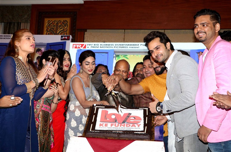 The music of the forthcoming romantic comedy film 'Love Ke Funday', which has five tracks crooned by popular singers including Sukhwinder Singh and Mika, is out. Love Ke Funday,Love Ke Funday music launch,Love Ke Funday audio launch,bollywood movie Love Ke Funday,Shaleen Bhanot,Rishank Tiwari,Rahul Suri,Harshvardhan Joshi,Ritika Gulati,Samiksha Bhatnagar,Nisha Gulati,Pooja Bannerjee,Pramod Moutho