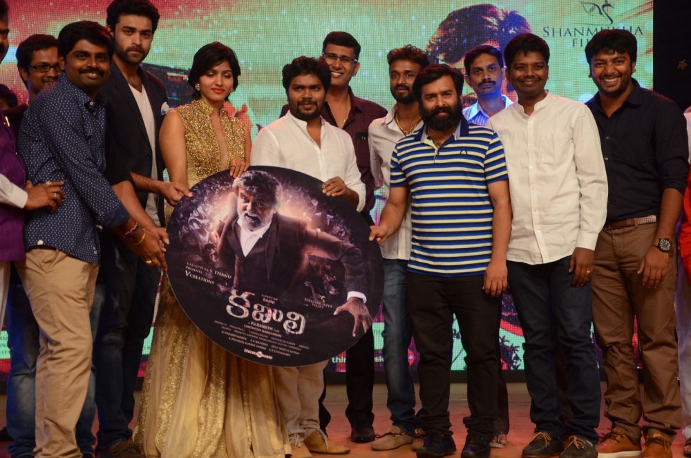 Kabali Telugu audio launch event held at Hyderabad. Celebs like Nani, Dhansika, Pa Ranjith, TSR, Kalaiyarasan, Santhosh Narayanan, Paruchuri Gopalakrishna, B Gopal, Ramajogayya Sastry, Varun Tej, Ritu Varma, Srikanth Kidambi, Prasanna Kumar, Ananth, Kodandarami Reddy, MP Avanthi Srinivas, Sudhakar Komakula, Pratani Ramakrishna Goud, Singer Arunraj Kamaraju, Chamundi, Raghu Ramakrishnam Raju, Pullela Gopichand, Jhansi, Ganesh Ram, Nisha and others graced the event. Rajinikanth,Kabali Telugu audio launch,Kabali audio launch,Kabali Telugu audio launch pics,Kabali Telugu audio launch images,Kabali Telugu audio launch photos,Kabali Telugu audio launch stills,Kabali Telugu audio launch pictures,Kabali audio launch pics,K