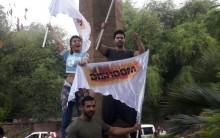 John Abraham, Varun Dhawan and Jacqueline Fernandez kick started the promotions of Dishoom from the centre of India.