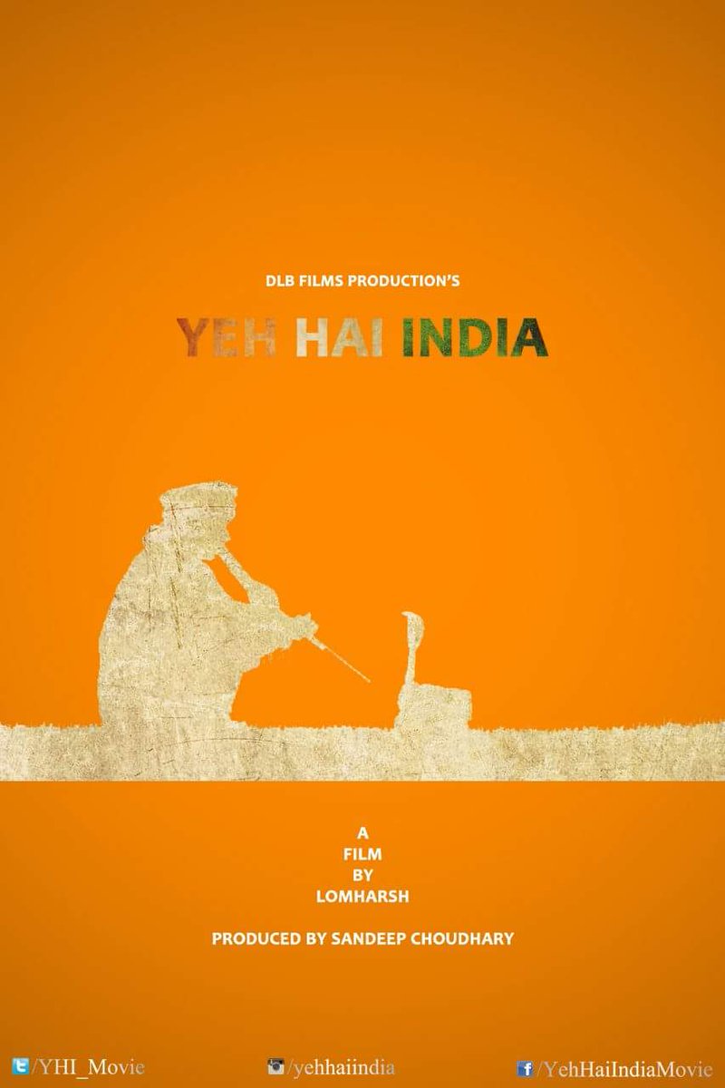 The film, presented by DLB Productions and produced by Sandeep Choudhary, stars Gavie Chahal, Deana Uppal, Mohan Agashe and Mohan Joshi among others. Yeh Hai India,Yeh Hai India poster,Yeh Hai India first look,Yeh Hai India first look poster,Gavie Chahal,Deana Uppal,Mohan Agashe,Mohan Joshi,Sandeep Choudhary,DLB Productions,bollywood movie Yeh Hai India