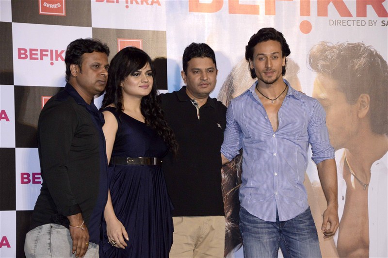 Bollywood actor Tiger Shroff, Disha Patani at Befikra Song launch. Befikra Song launch,Tiger Shroff,Disha Patani,Tiger Shroff at Befikra Song launch,Disha Patani at Befikra Song launch,Befikra,Bollywood movie Befikra,Befikra Song launch pics,Befikra Song launch images,Befikra Song launch photos,Befikra Song launch stills