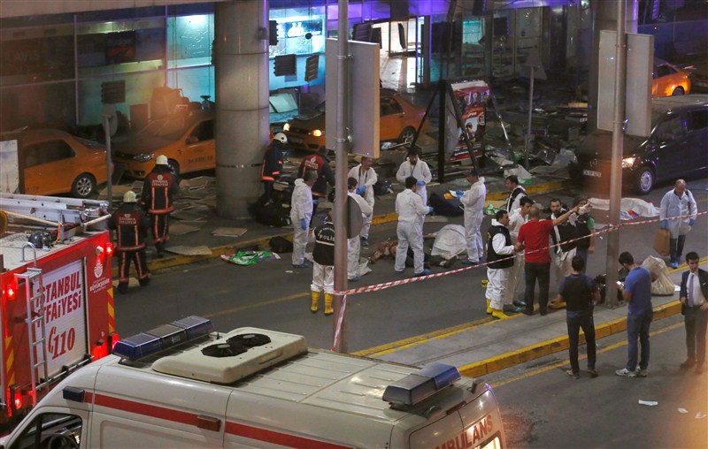 Two suicide bombers hit Istanbul Ataturk, Turkey's largest airport. Istanbul airport,Deadly blasts at Istanbul airport,blast at Istanbul airport,Istanbul airport blast,Istanbul Ataturk,suicide bombers,suicide bomb