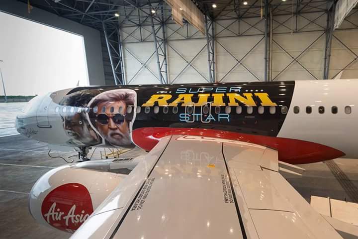 Making of Kabali flight. Rajinikanth's Kabali flight,Kabali flight,Kabali,Rajinikanth as Kabali,Kabali promotion,Airasia Kabali,kabali movie,Kabali promotion pics,Kabali promotion images,Kabali promotion photos,Kabali promotion stills,Kabali promotion pictures