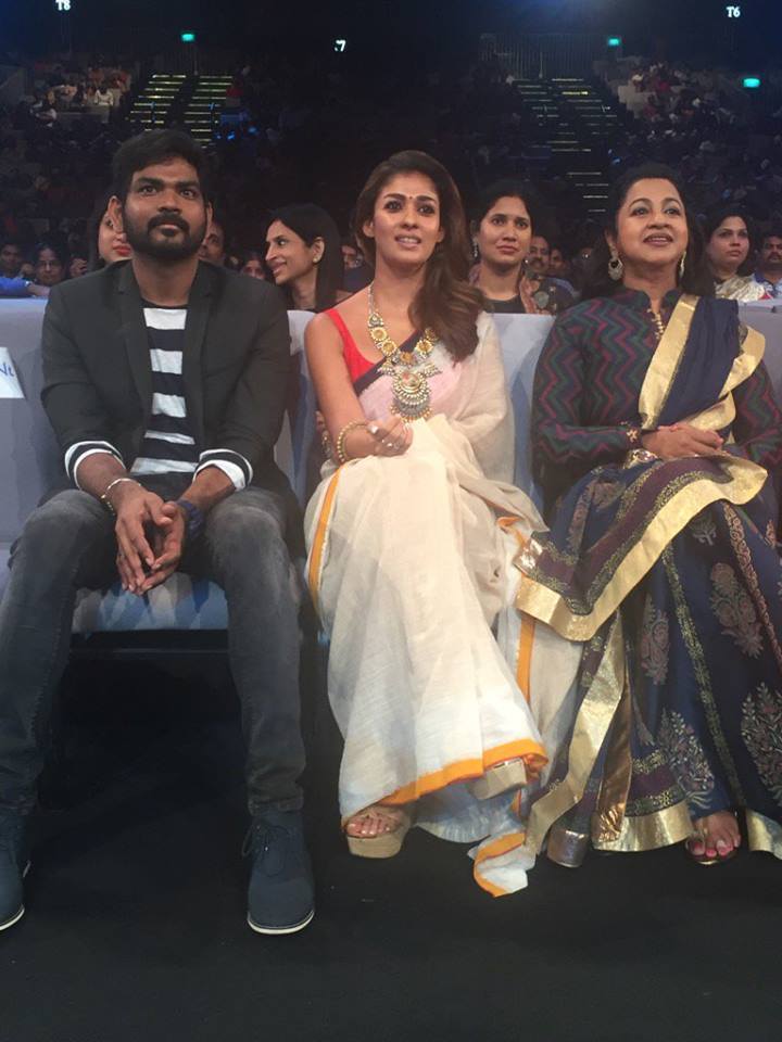 Nayanthara Hugs Vignesh Shivan And Receives SIIMA Awards - Photos ...