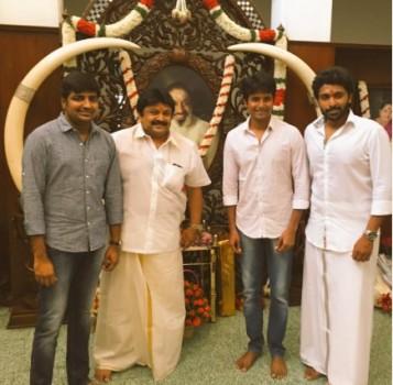 First Artist Production and Neruppuda Movie Launch event held at Chennai. Celebs like Vikram Prabhu, Sivakarthikeyan, KS Ravikumar, Kalaipuli S Thanu, RD Rajasekhar, MS Baskar, M Prabhakaran, Sean Roldan, Dhilip Subbarayan, Thiyagu, Rajendran, Ponvannan, Madhusudhan Rao, Naren, Radha Ravi, Nagineedu, AVM Saravanan, Lissy and others graced the event.