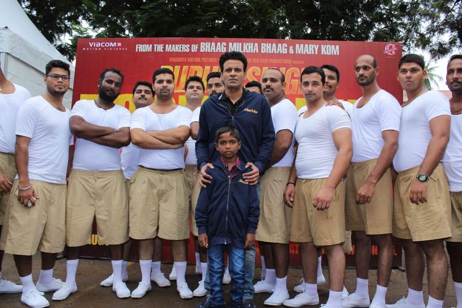 Actor Manoj Bajpayee, who plays the role of a coach of Budhia Singh, the youngest marathon runner in the biopic, feels this film will be considered as one of the best five films of his career. Budhia Singh,Manoj Bajpayee,Budhia Singh - Born To Run,Anthem launch of film Budhia Singh - Born To Run,Anthem launch of film Budhia Singh,marathon,bollywood movie Budhia Singh,Budhia Singh promotion,Budhia Singh promotion pics,Budhia Singh promotion imag