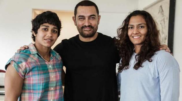 News is Aamir Khan has sent handwritten letters to Mahavir Phogat's daughter Babita Kumari and Vinesh Phogat (Babita's cousin) to wish them luck for the Olympics 2016.