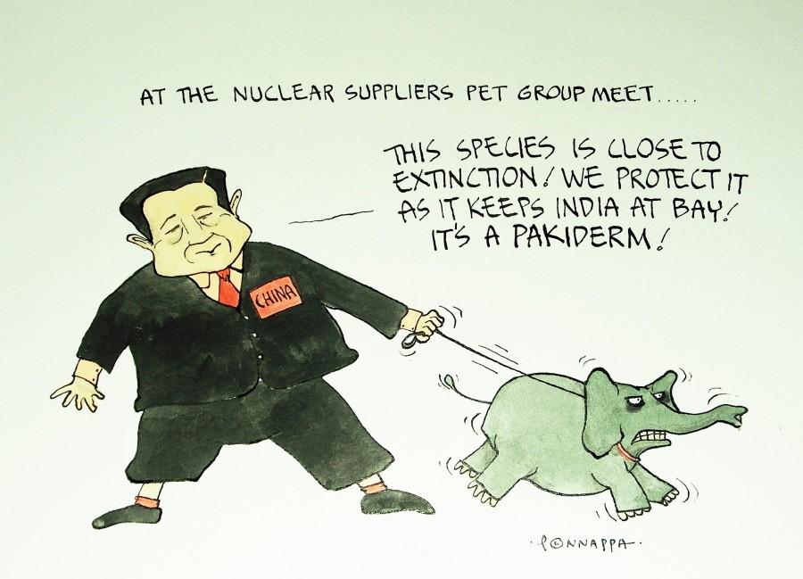 IBTimes Cartoon Nuclear Suppliers Group,Nuclear Weapons,nuclear deal,China,China Nuclear Suppliers group