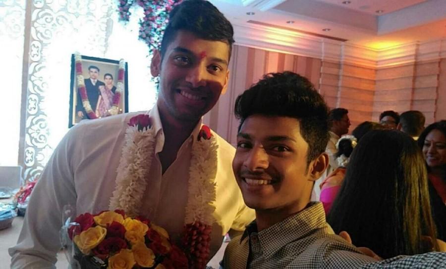 South Indian actor Chiyaan Vikram's daughter Akshita engaged to DMK leader M Karunanidhi's grandson Manu Ranjit on Sunday July 10th in Chennai. Celebs like Shankar, Udhayanidhi Stalin and many others graced the event. Chiyaan Vikram,Vikram,vikram daughter engagement,Karunanidhi grandson,Karunanidhi's great grandson,Karunanidhi,Vikram daughter,Vikram daughter marriage,Vikram daughter wedding