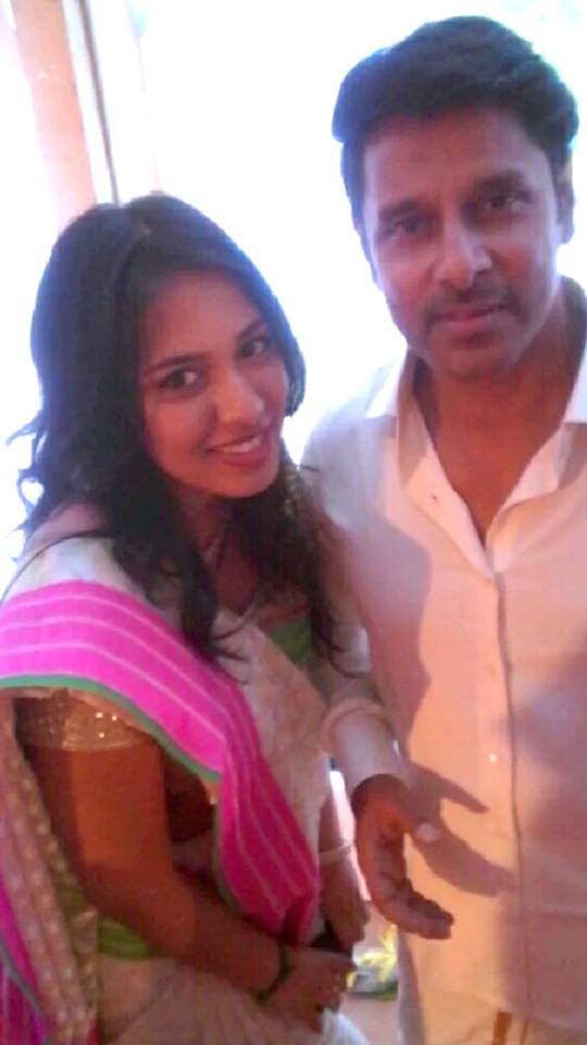South Indian actor Chiyaan Vikram's daughter Akshita engaged to DMK leader M Karunanidhi's grandson Manu Ranjit on Sunday July 10th in Chennai. Celebs like Shankar, Udhayanidhi Stalin and many others graced the event. Chiyaan Vikram,Vikram,vikram daughter engagement,Karunanidhi grandson,Karunanidhi's great grandson,Karunanidhi,Vikram daughter,Vikram daughter marriage,Vikram daughter wedding
