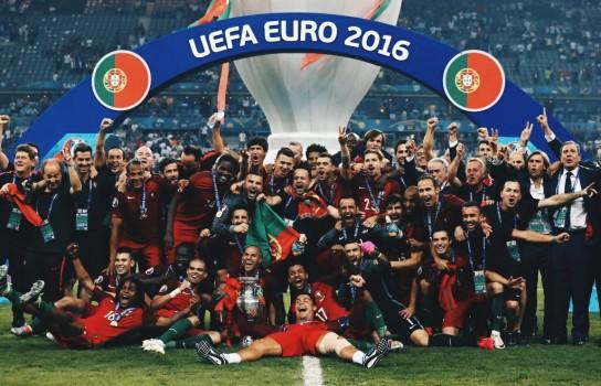 Ronaldo-less Portugal, which had never won any major soccer tournament title, upset hosts France 1-0 in the extra time of the breathtaking Euro 2016 final on Sunday night.